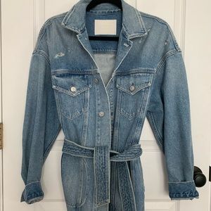 CITIZENS OF HUMANITY Tie Waist Denim Jacket!